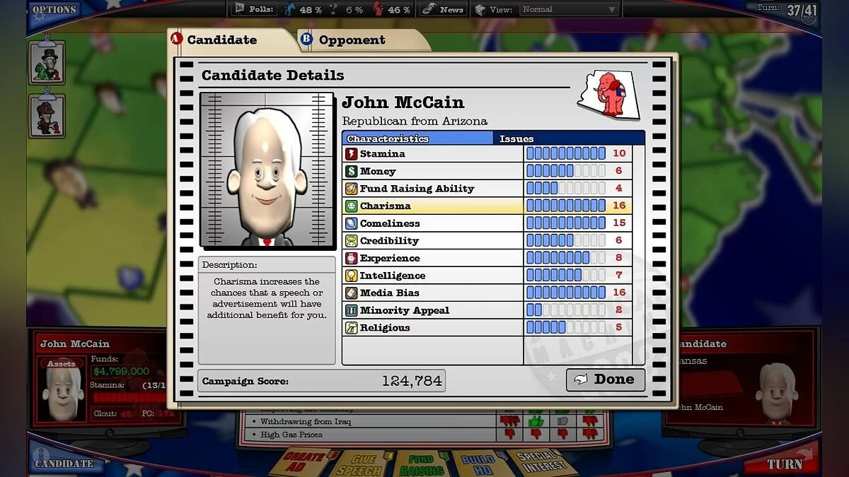 Скриншоты из Political Machine 2008 / Картинка 13