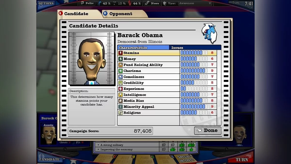Скриншоты из Political Machine 2008 / Картинка 23