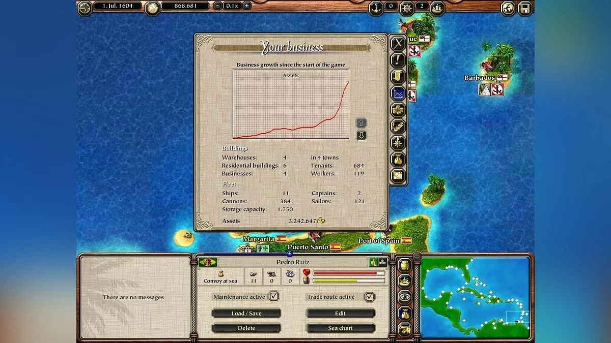 Скриншоты из Port Royale 2 / Картинка 40