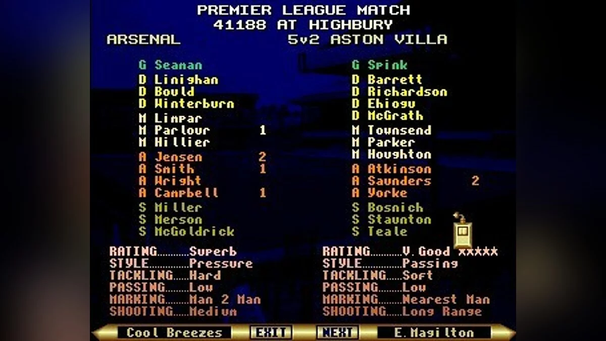 Скриншоты из Premier Manager 2 / Картинка 12