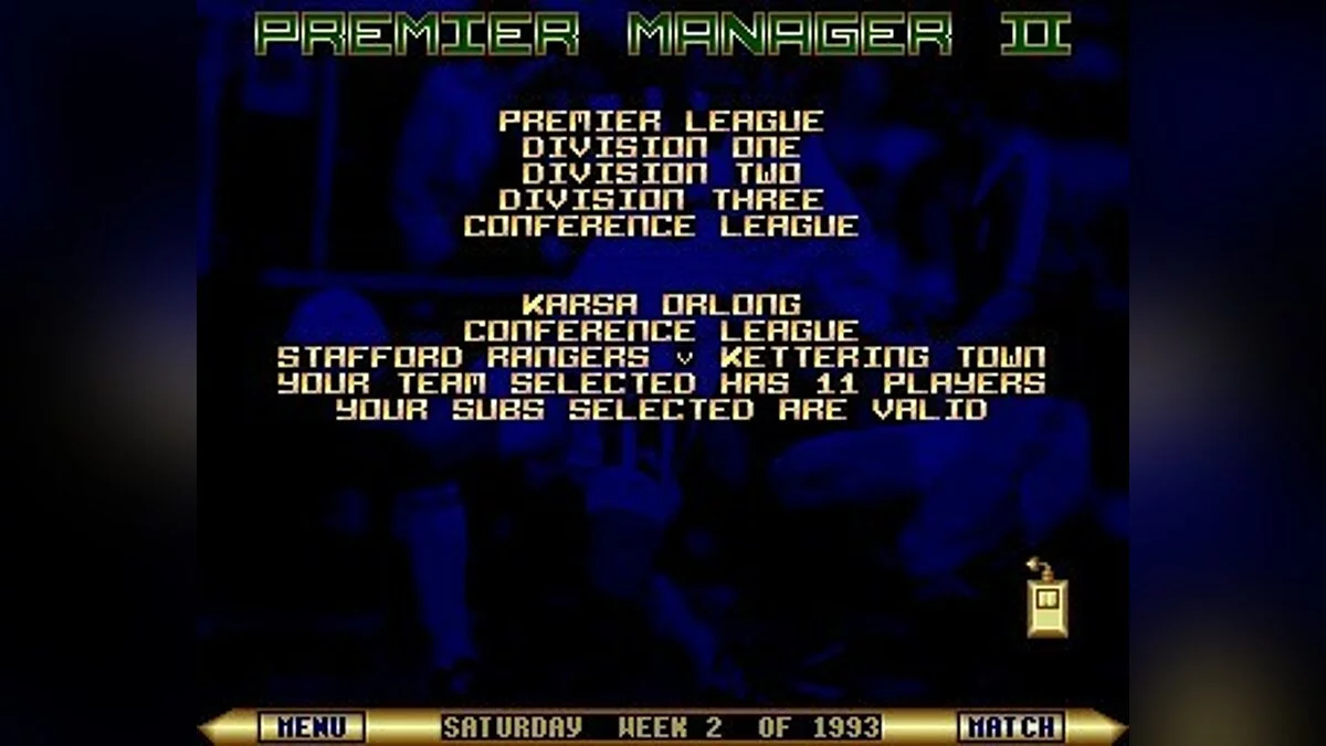 Скриншоты из Premier Manager 2 / Картинка 23