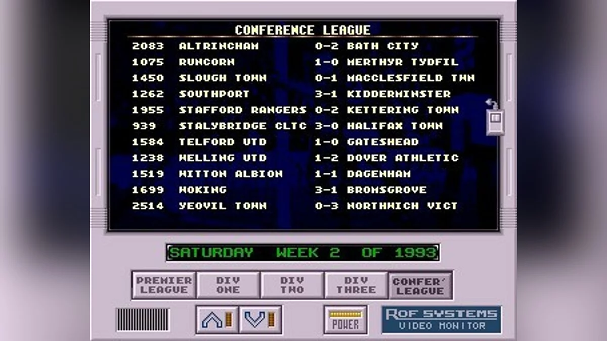 Скриншоты из Premier Manager 2 / Картинка 25