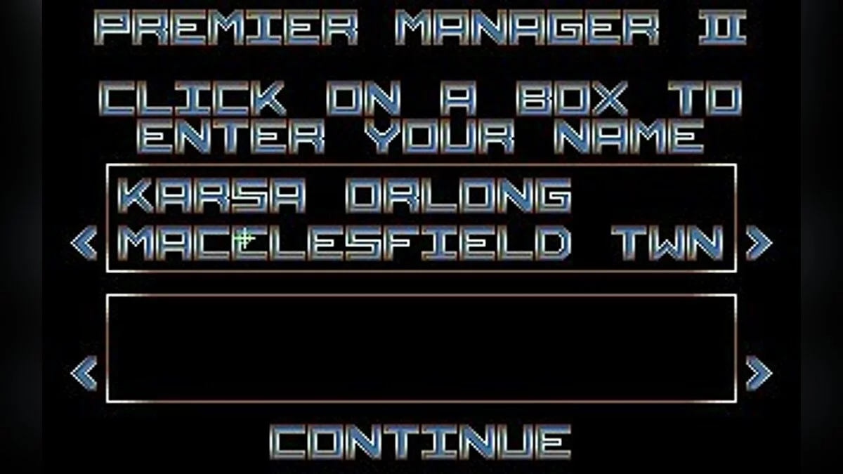 Скриншоты из Premier Manager 2 / Картинка 49