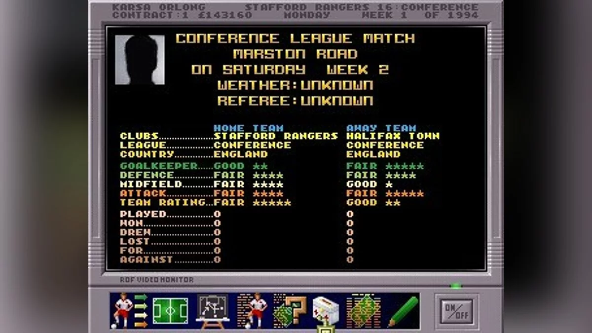 Скриншоты из Premier Manager 3 / Картинка 15