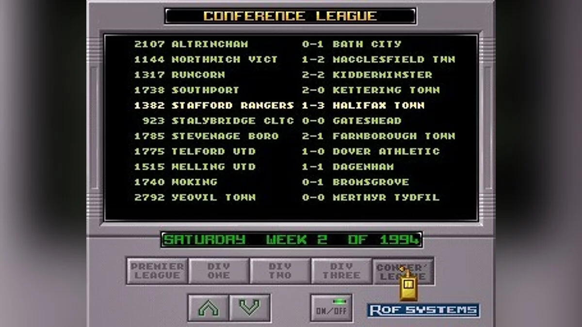 Скриншоты из Premier Manager 3 / Картинка 29