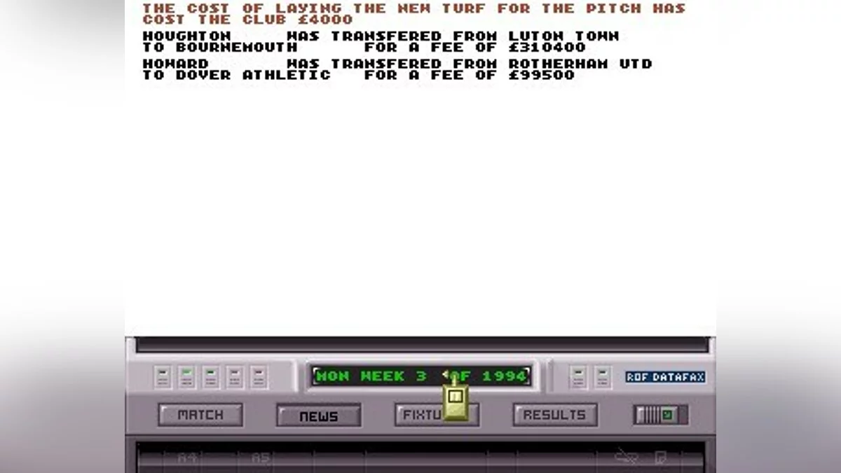 Скриншоты из Premier Manager 3 / Картинка 31