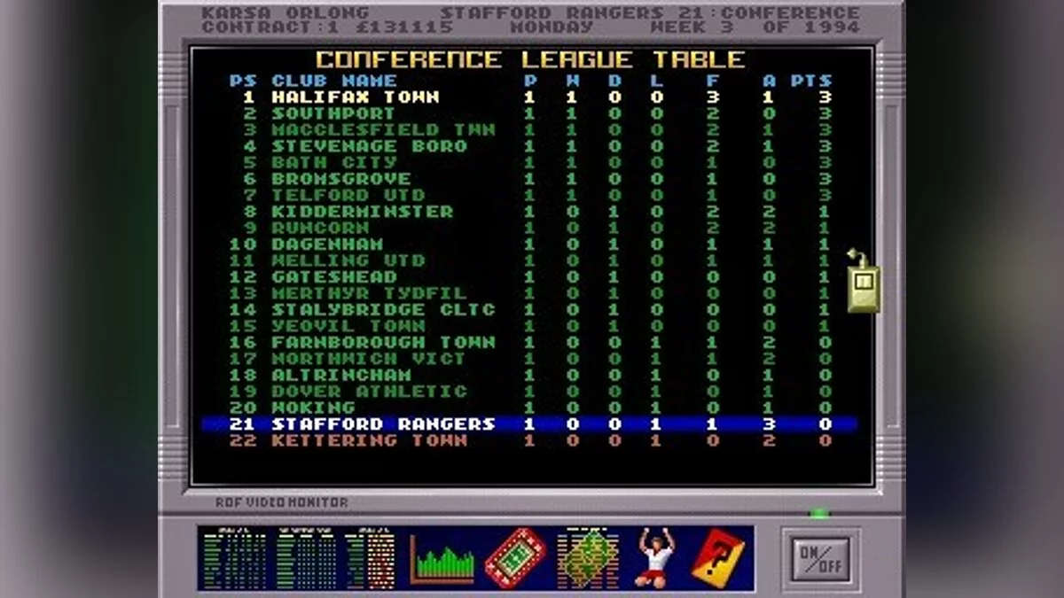 Скриншоты из Premier Manager 3 / Картинка 34