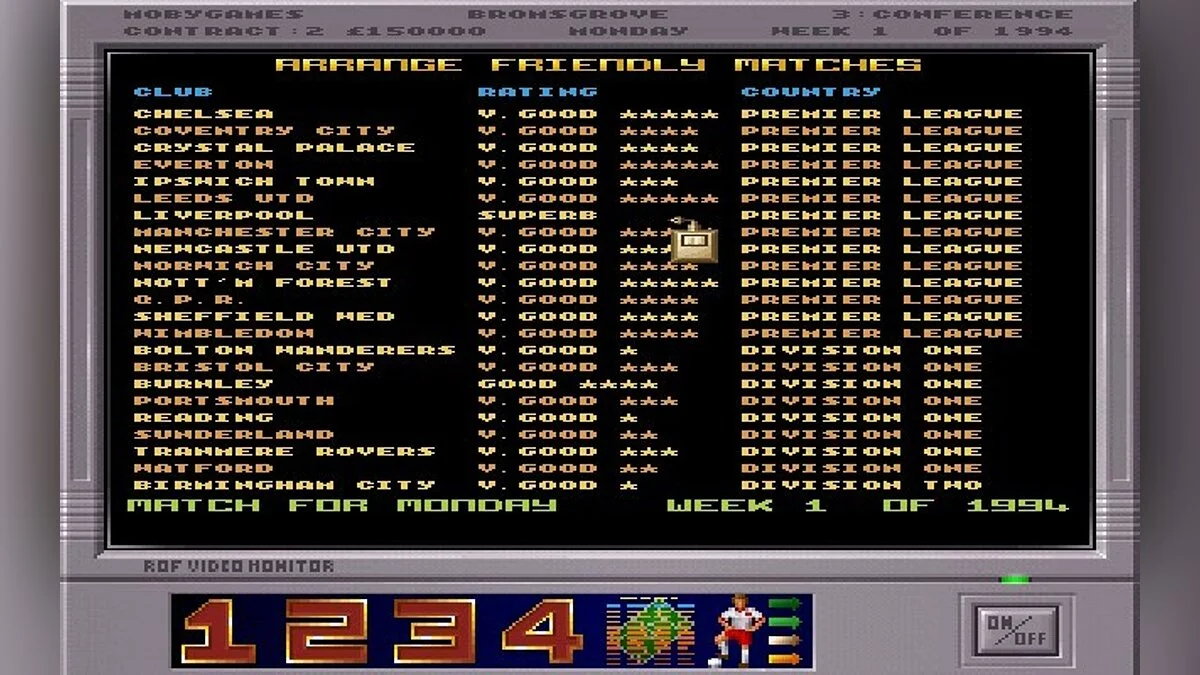 Скриншоты из Premier Manager 3 / Картинка 41