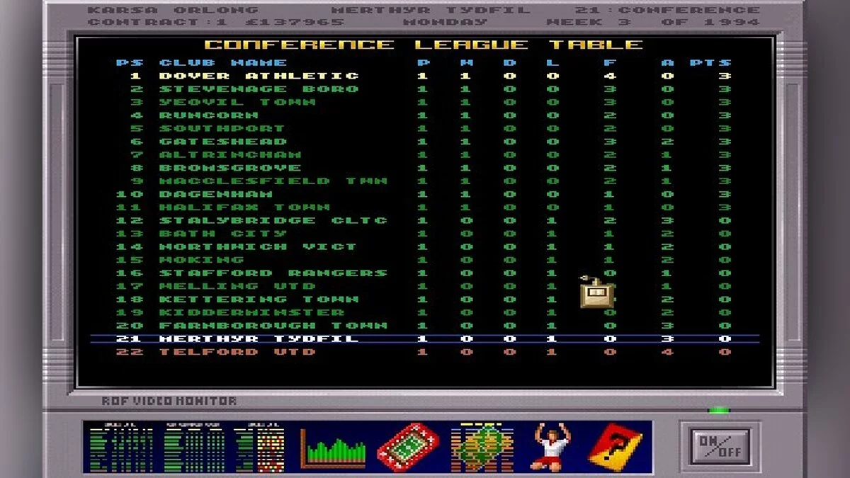 Скриншоты из Premier Manager 3 / Картинка 59