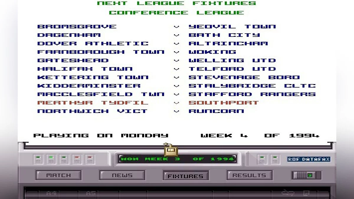 Скриншоты из Premier Manager 3 / Картинка 63