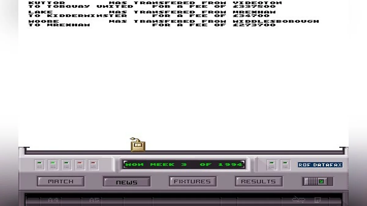 Скриншоты из Premier Manager 3 / Картинка 62