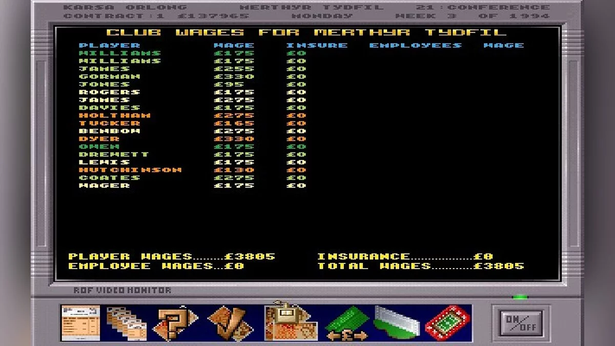 Скриншоты из Premier Manager 3 / Картинка 65