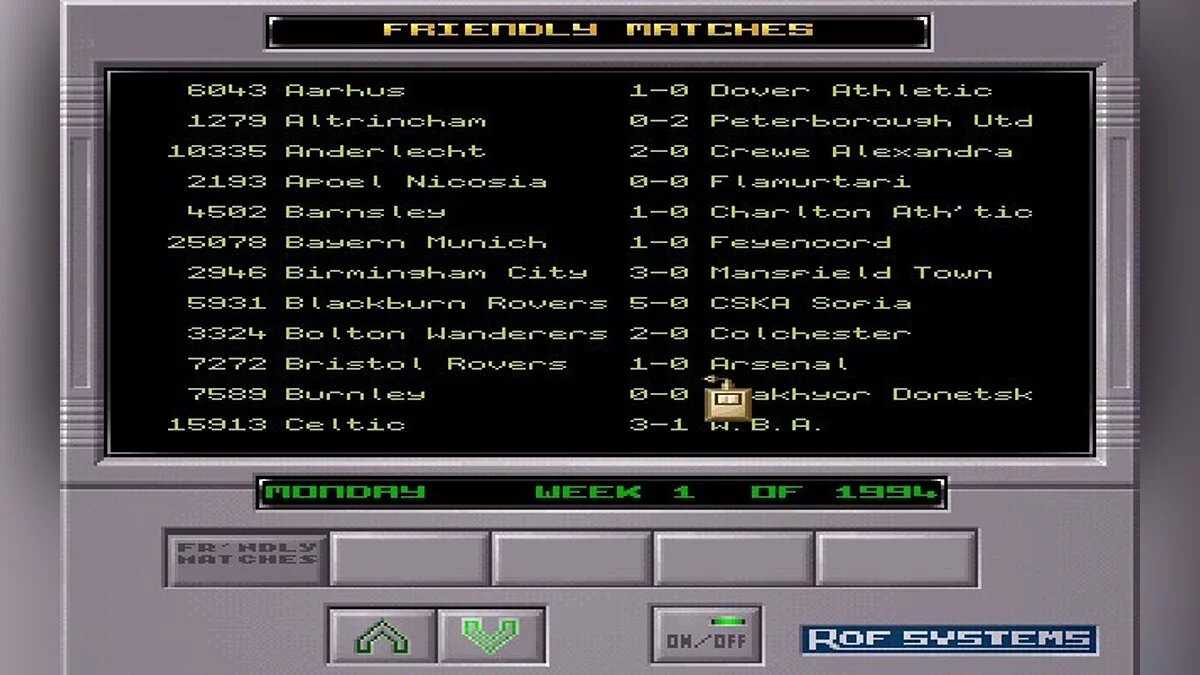 Скриншоты из Premier Manager 3 / Картинка 73