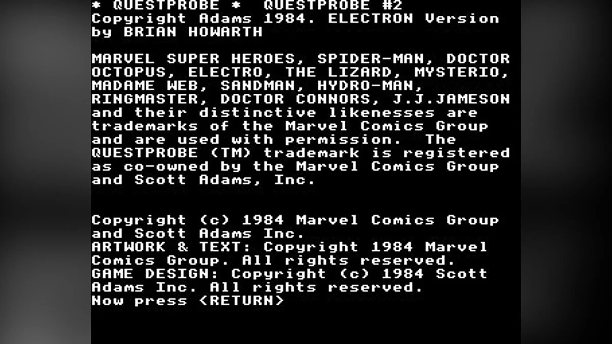 Скриншоты из Spider-Man (1984) / Картинка 57