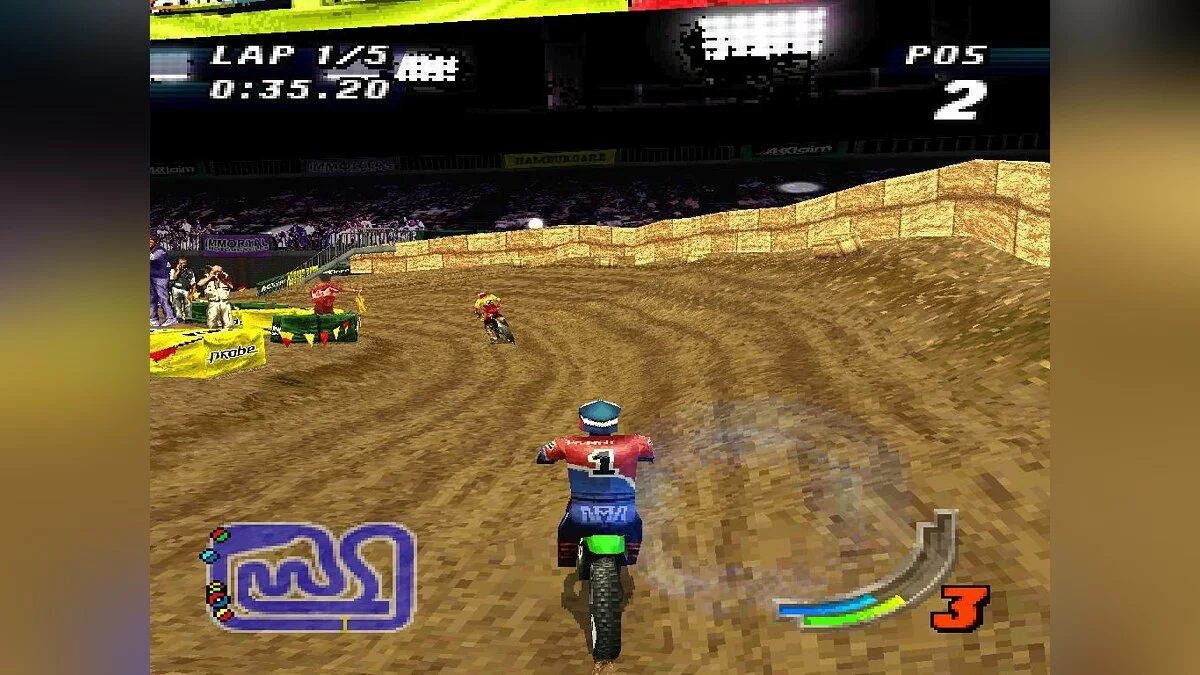 Скриншоты из Jeremy McGrath Supercross 98 / Картинка 6