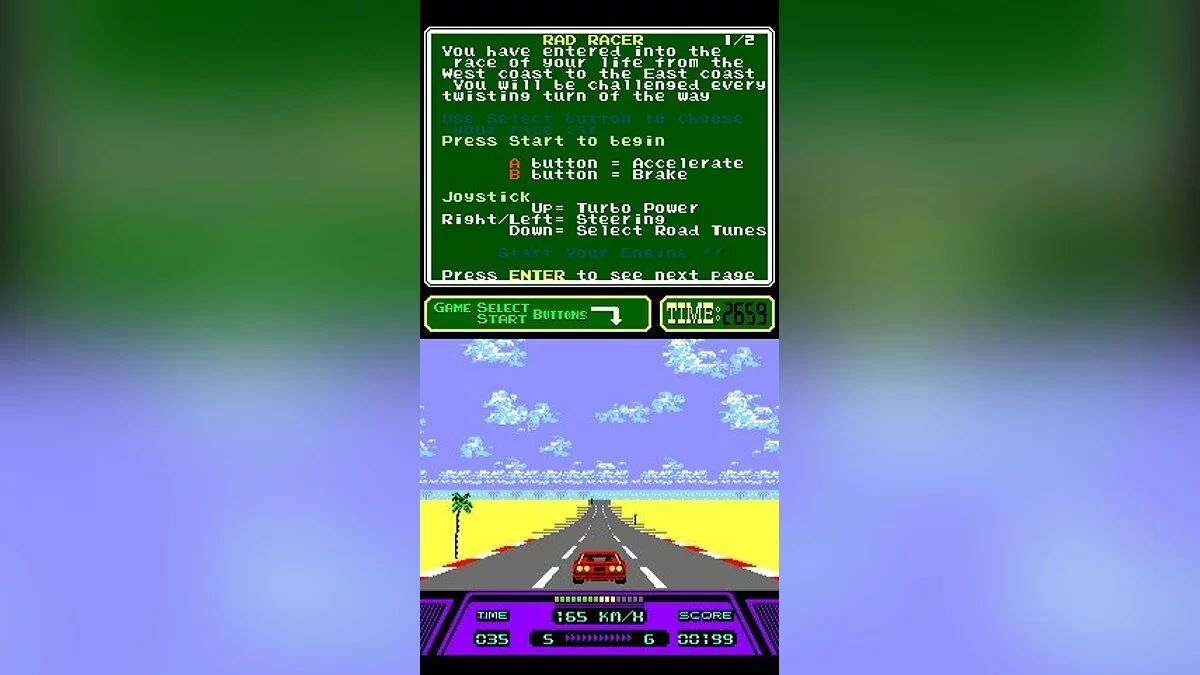 Скриншоты из Rad Racer / Картинка 23