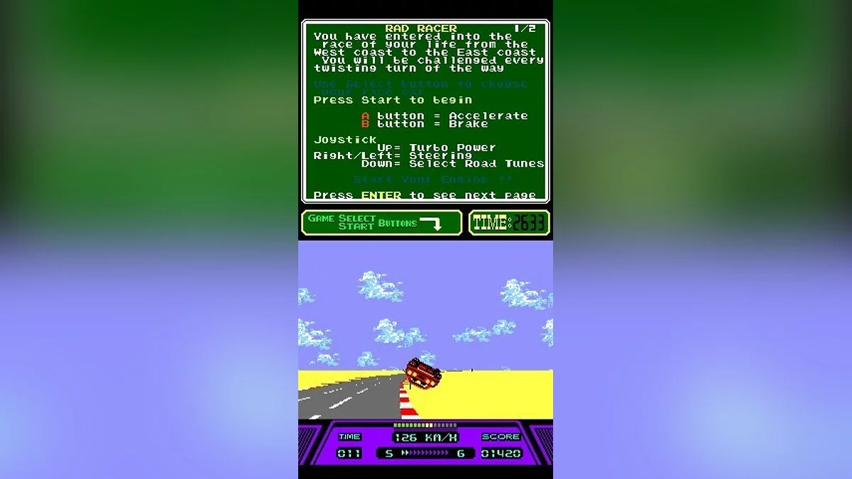 Скриншоты из Rad Racer / Картинка 26