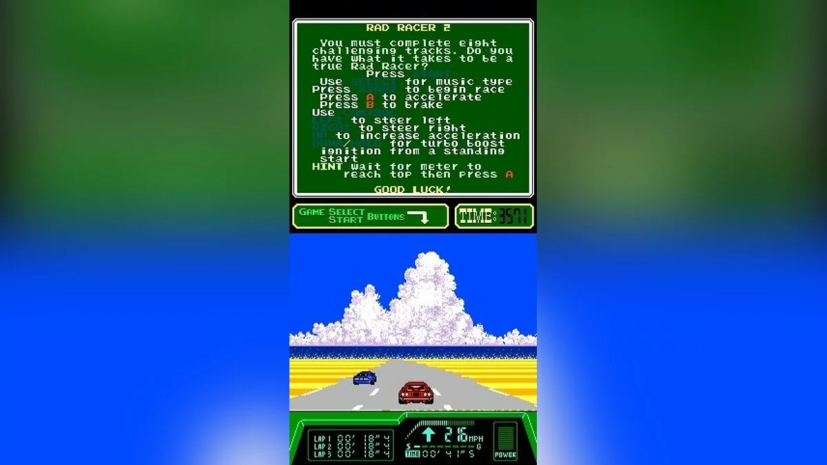 Скриншоты из Rad Racer 2 / Картинка 18