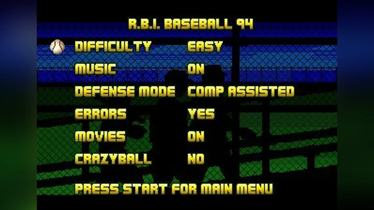 Скриншоты из R.B.I. Baseball '94 (1994) / Картинка 15