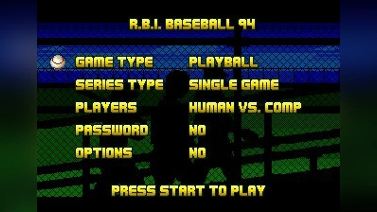 Скриншоты из R.B.I. Baseball '94 (1994) / Картинка 14