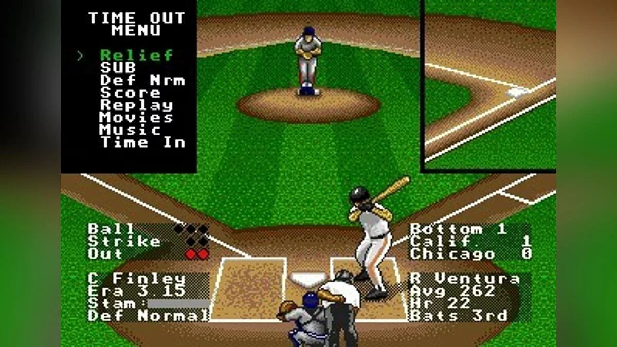 Скриншоты из R.B.I. Baseball '94 (1994) / Картинка 26