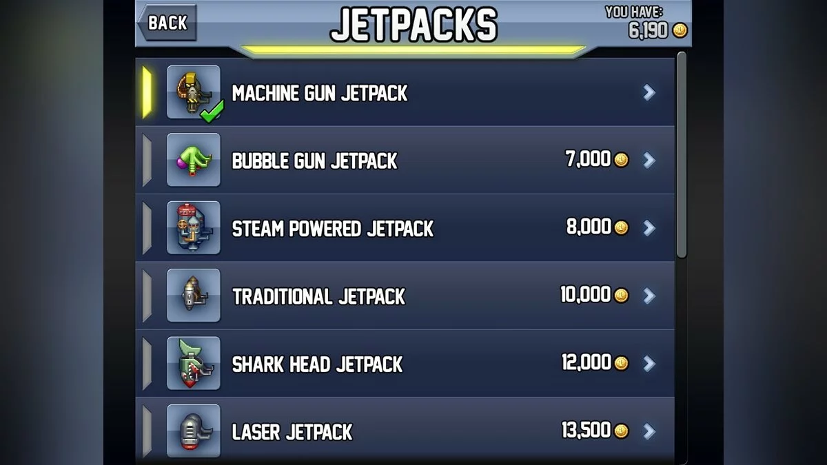 Скриншоты из Jetpack Joyride / Картинка 57