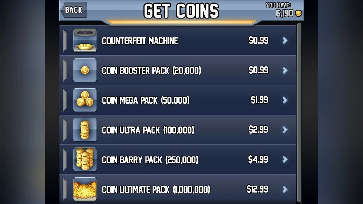Скриншоты из Jetpack Joyride / Картинка 60
