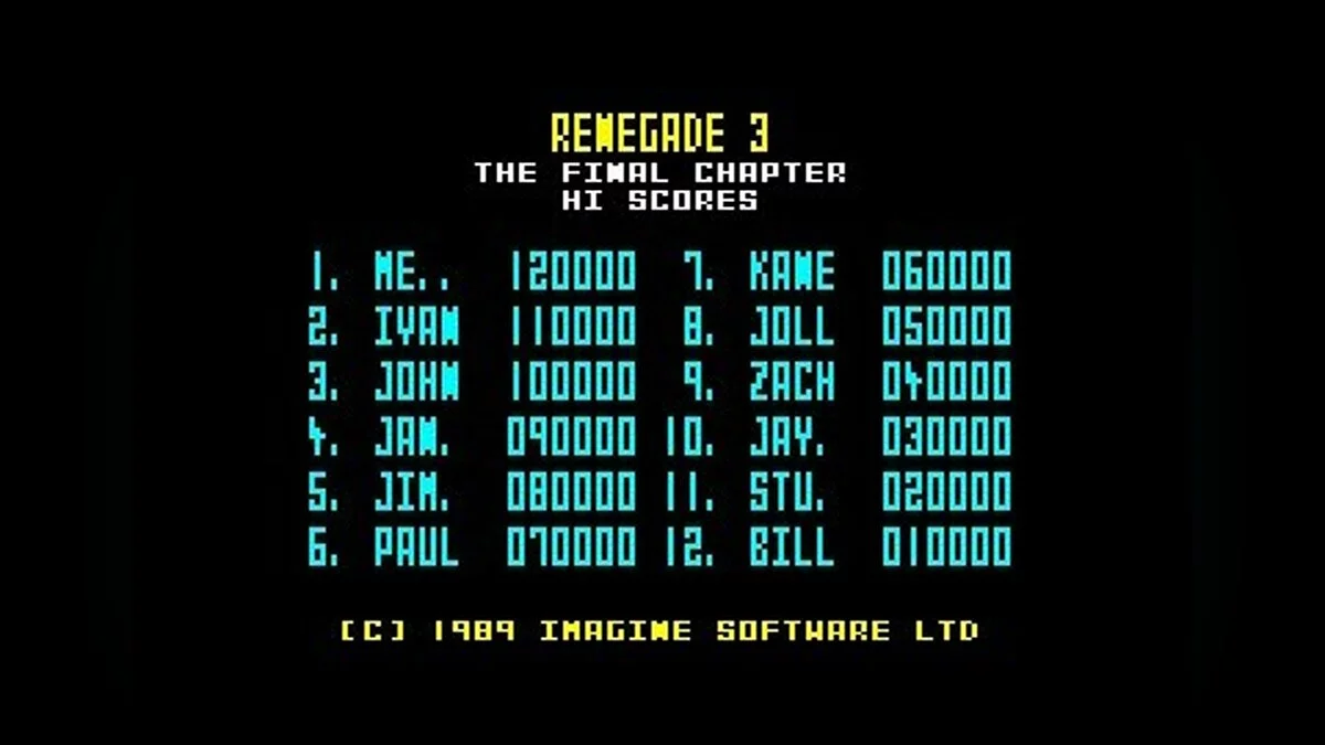 Скриншоты из Renegade 3: The Final Chapter / Картинка 5