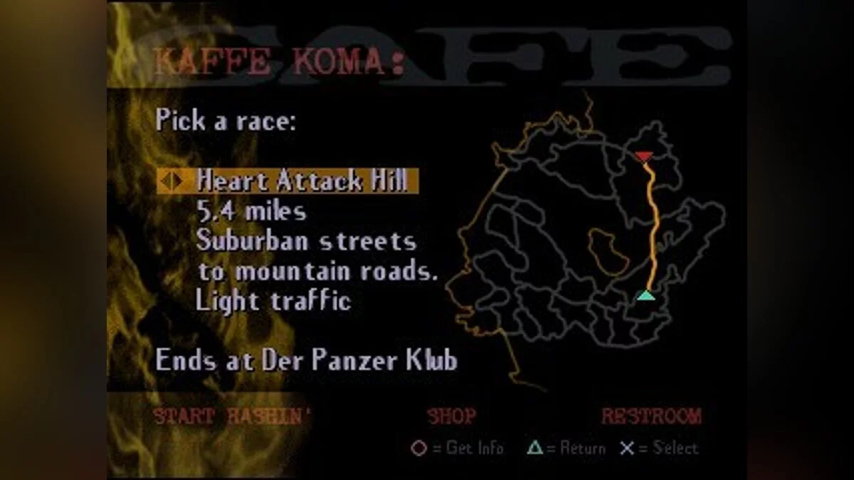 Скриншоты из Road Rash 3-D / Картинка 11