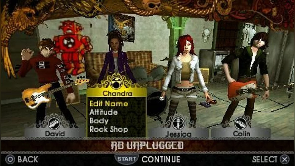 Скриншоты из Rock Band Unplugged / Картинка 4
