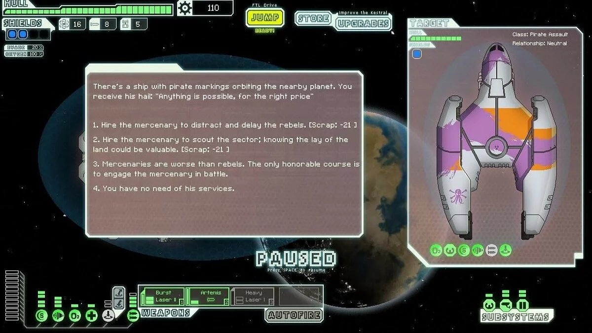 Скриншоты из FTL: Faster Than Light / Картинка 24