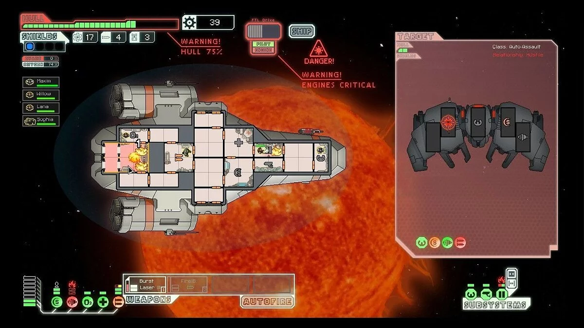 Скриншоты из FTL: Faster Than Light / Картинка 45