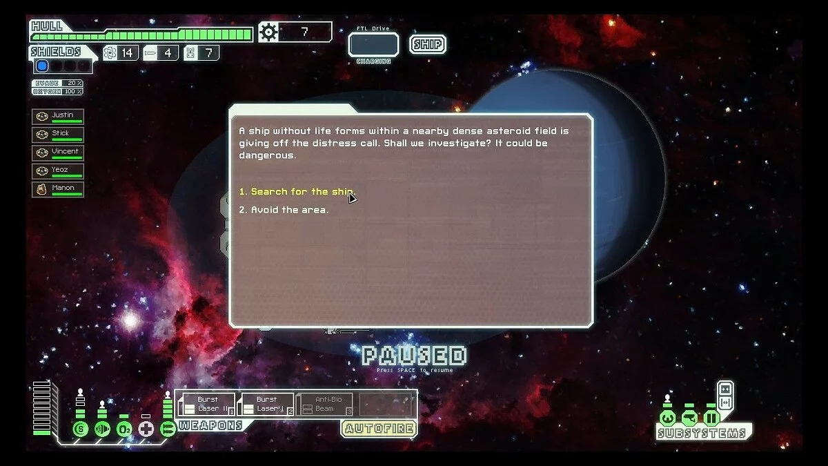 Скриншоты из FTL: Faster Than Light / Картинка 46