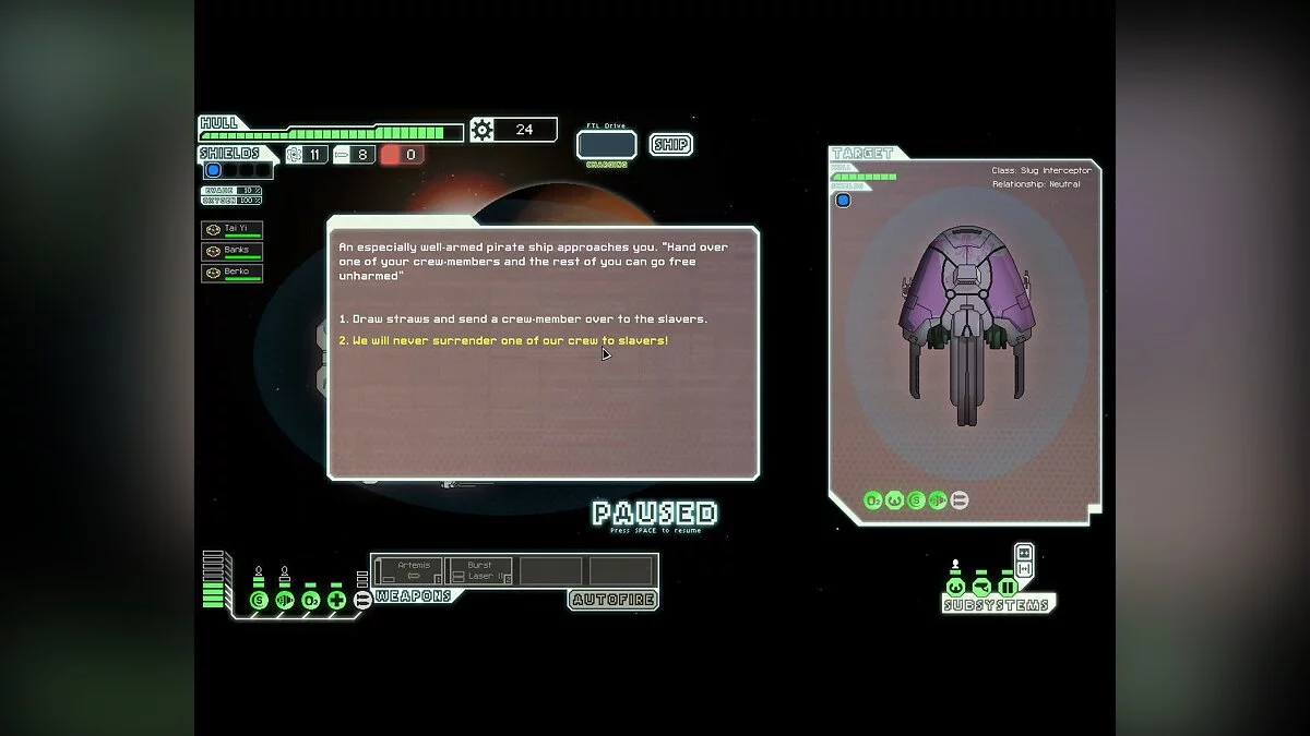 Скриншоты из FTL: Faster Than Light / Картинка 49