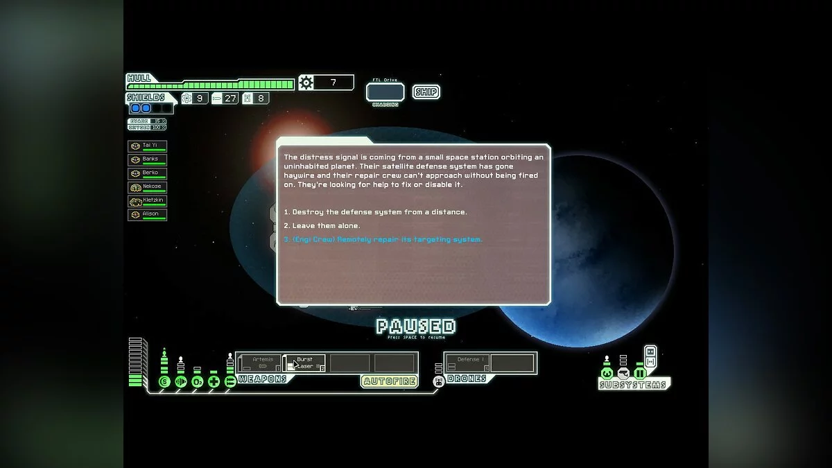 Скриншоты из FTL: Faster Than Light / Картинка 50