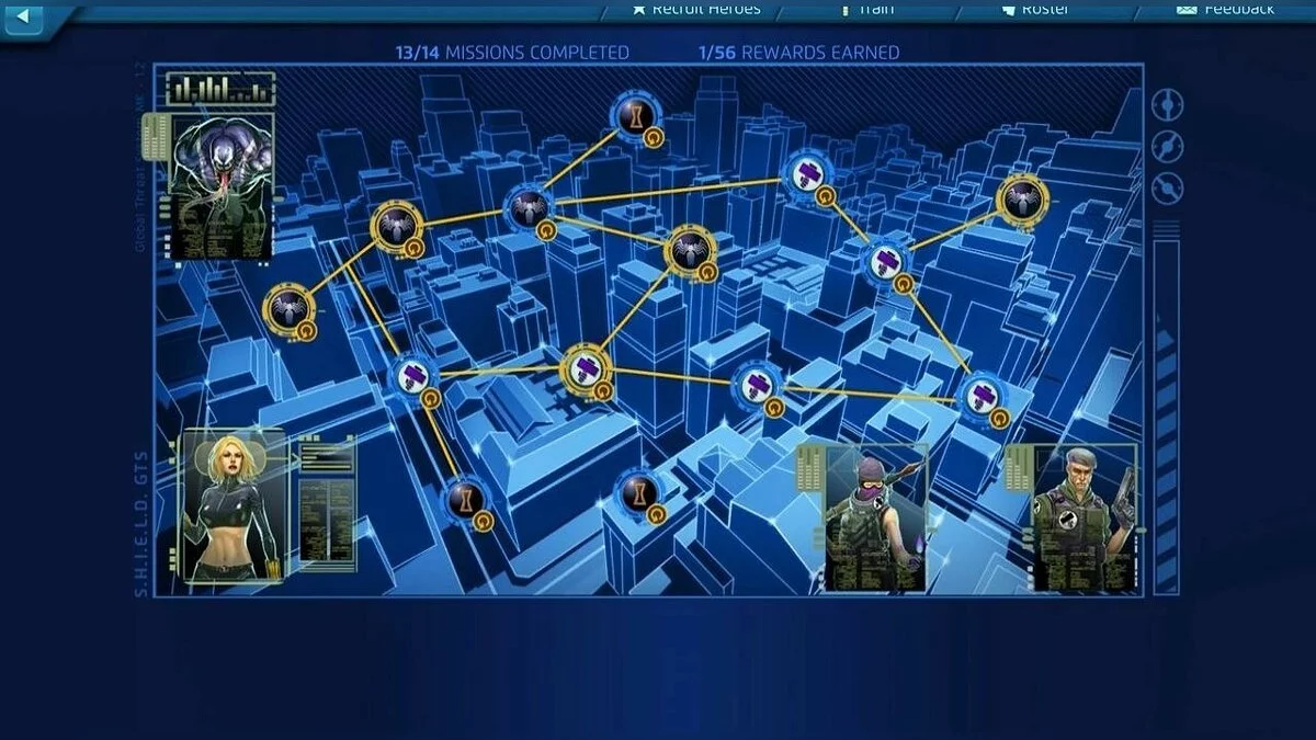 Скриншоты из Marvel Puzzle Quest: Dark Reign / Картинка 35