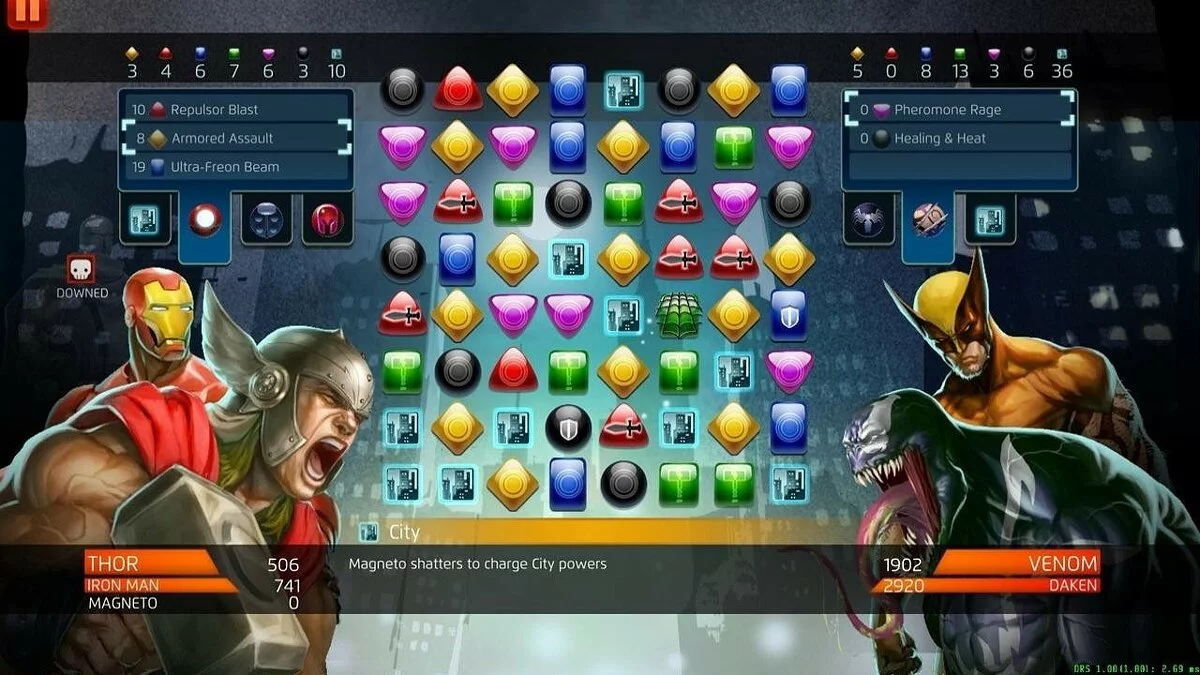 Скриншоты из Marvel Puzzle Quest: Dark Reign / Картинка 37