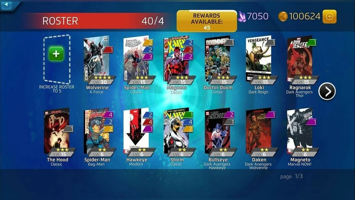 Скриншоты из Marvel Puzzle Quest: Dark Reign / Картинка 41