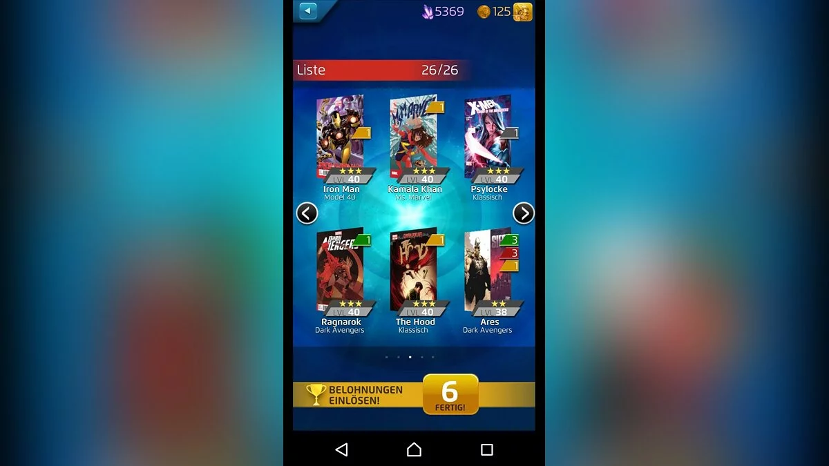 Скриншоты из Marvel Puzzle Quest: Dark Reign / Картинка 45