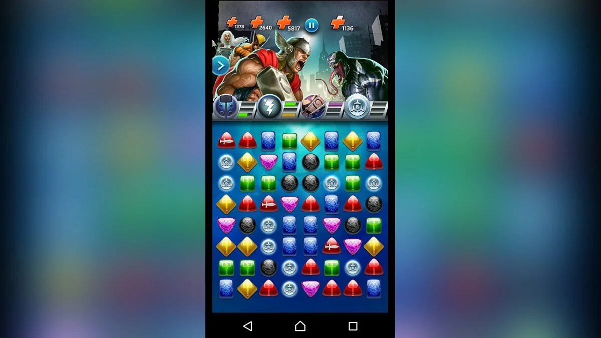 Скриншоты из Marvel Puzzle Quest: Dark Reign / Картинка 47