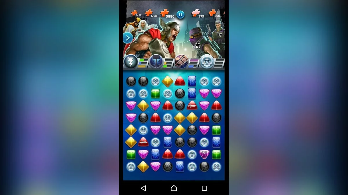 Скриншоты из Marvel Puzzle Quest: Dark Reign / Картинка 51