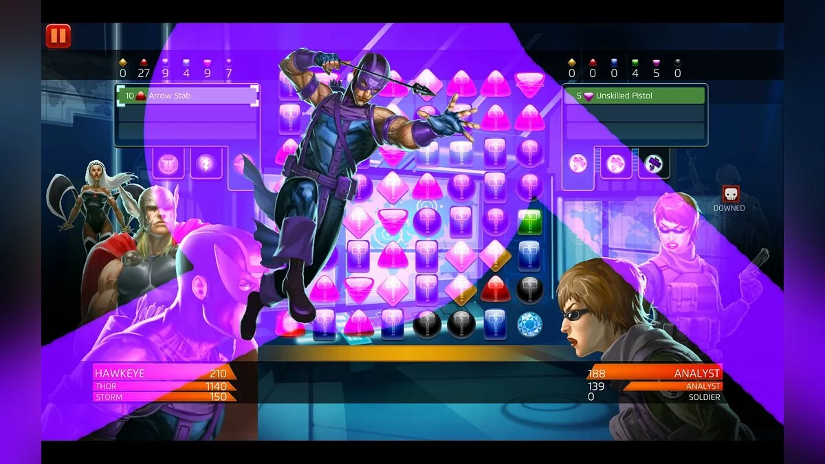 Скриншоты из Marvel Puzzle Quest: Dark Reign / Картинка 61