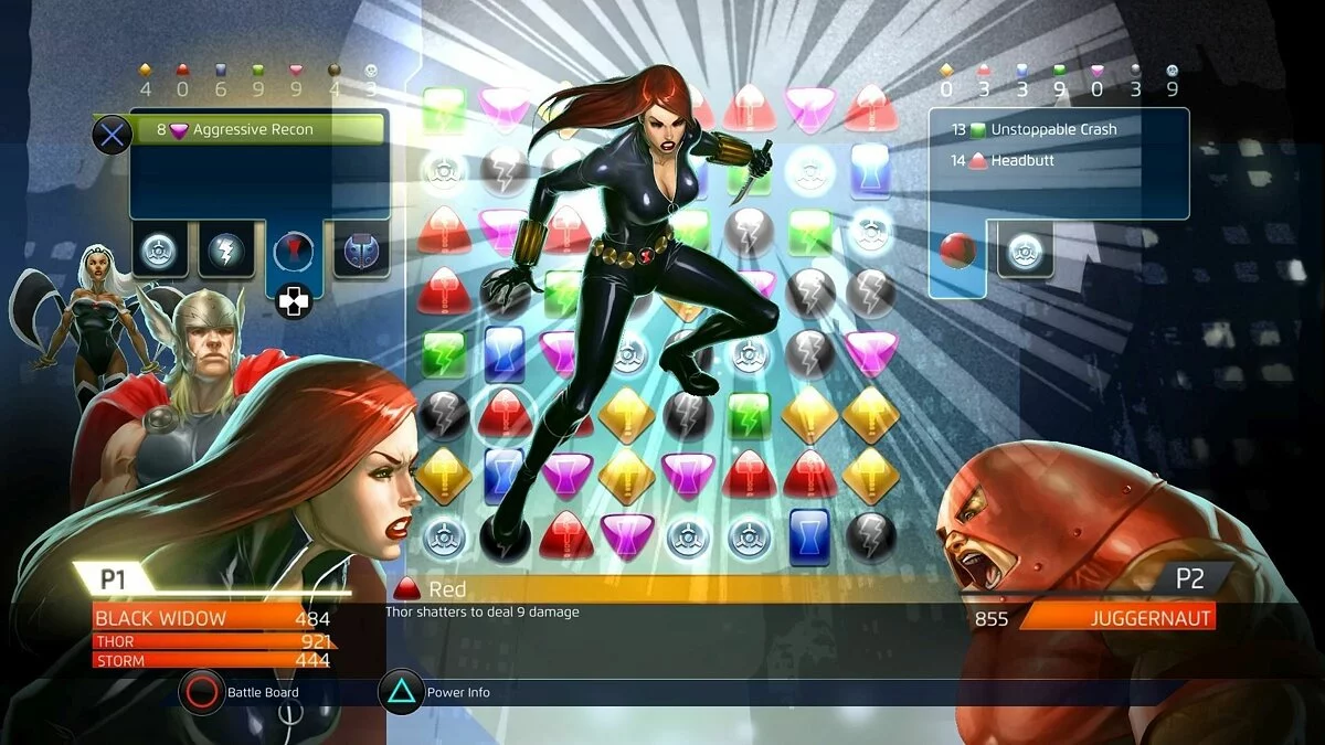 Скриншоты из Marvel Puzzle Quest: Dark Reign / Картинка 16