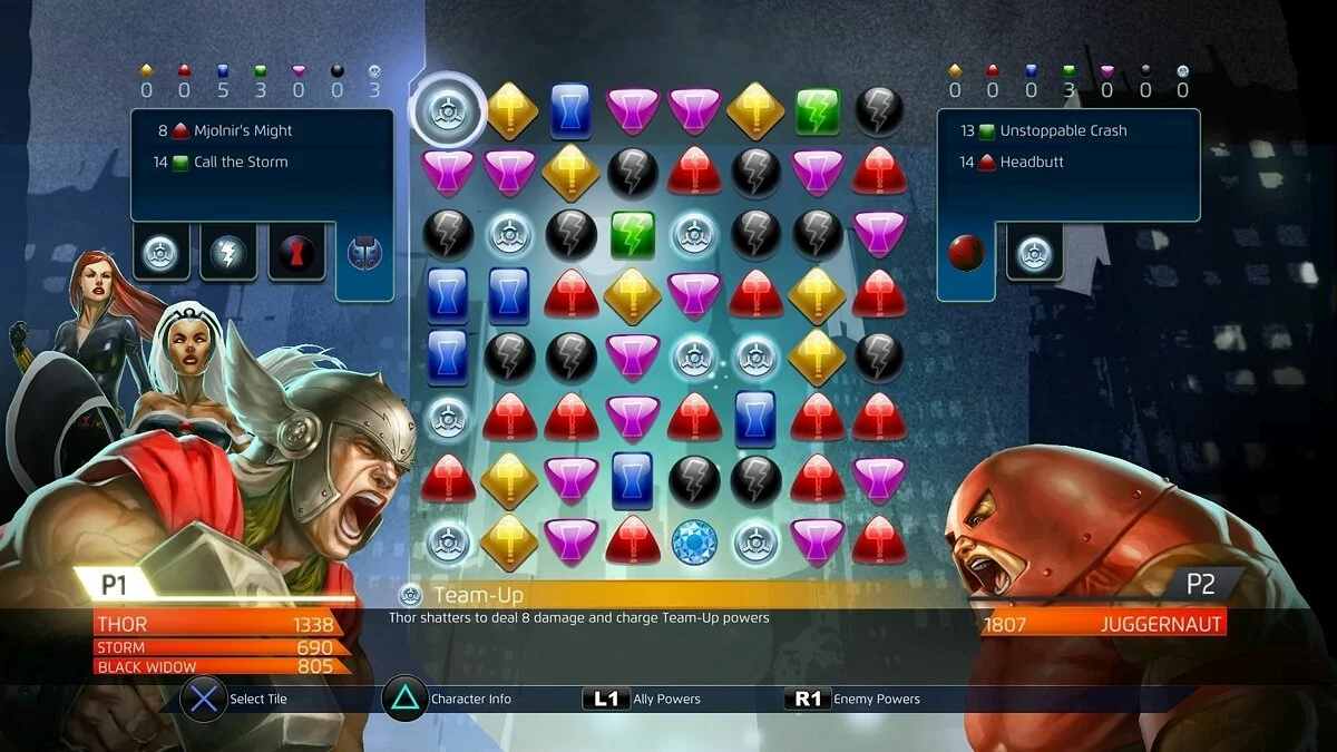 Скриншоты из Marvel Puzzle Quest: Dark Reign / Картинка 17
