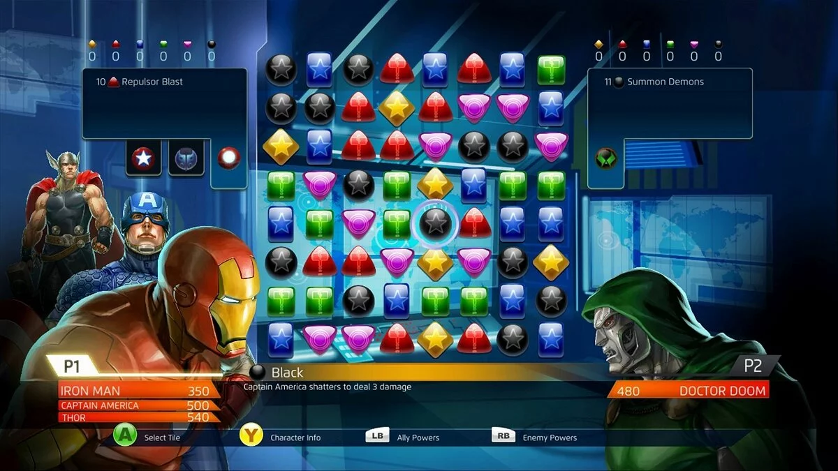 Скриншоты из Marvel Puzzle Quest: Dark Reign / Картинка 24