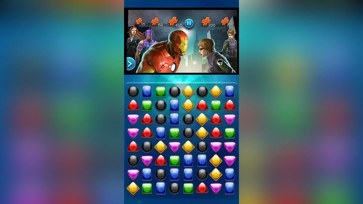 Скриншоты из Marvel Puzzle Quest: Dark Reign / Картинка 1