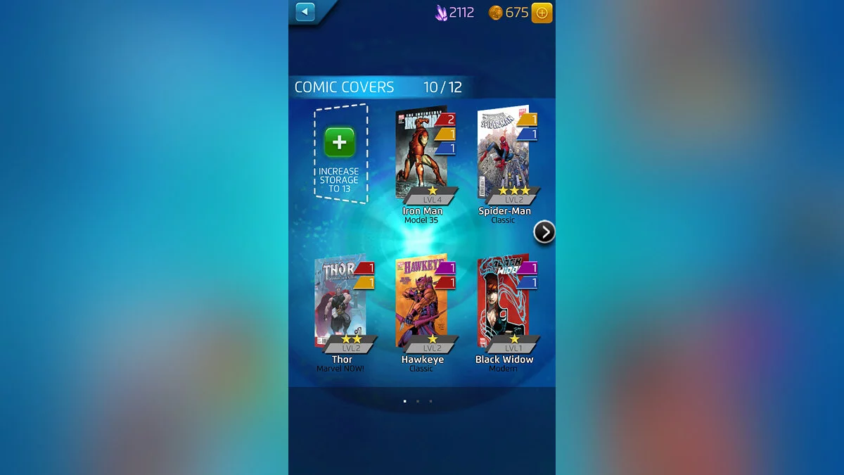 Скриншоты из Marvel Puzzle Quest: Dark Reign / Картинка 2