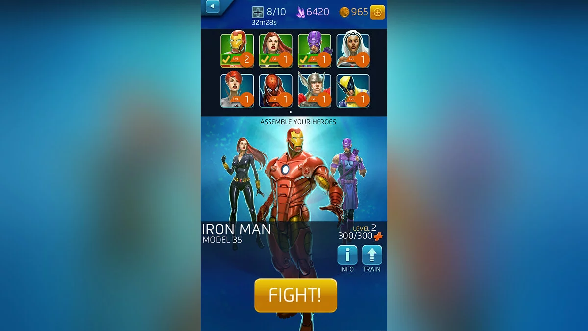 Скриншоты из Marvel Puzzle Quest: Dark Reign / Картинка 3
