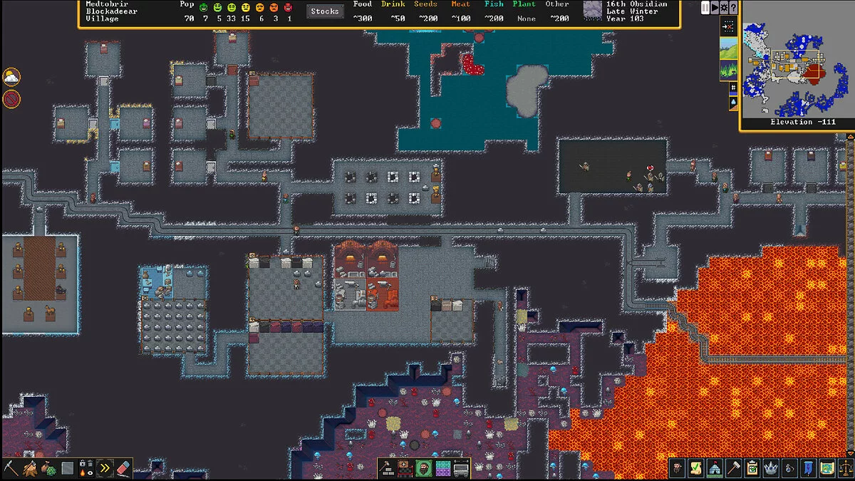 Скриншоты из Dwarf Fortress / Картинка 10