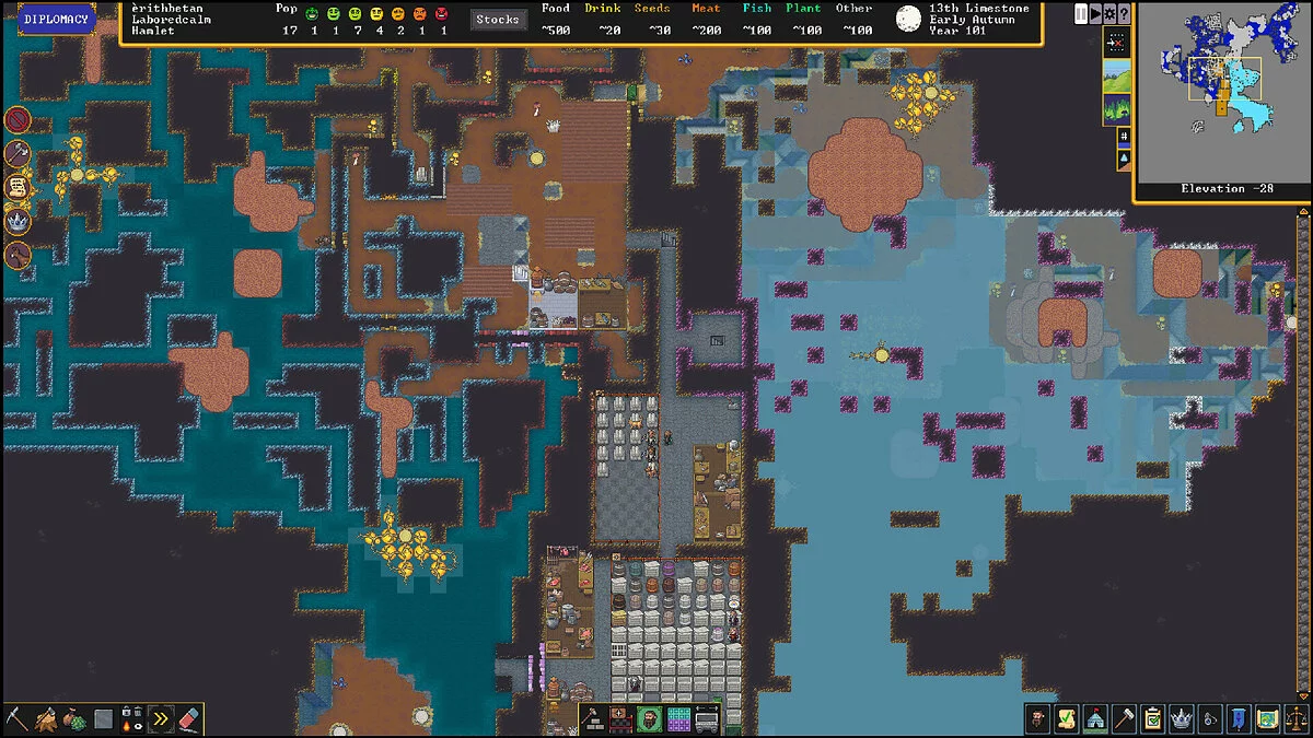 Скриншоты из Dwarf Fortress / Картинка 11